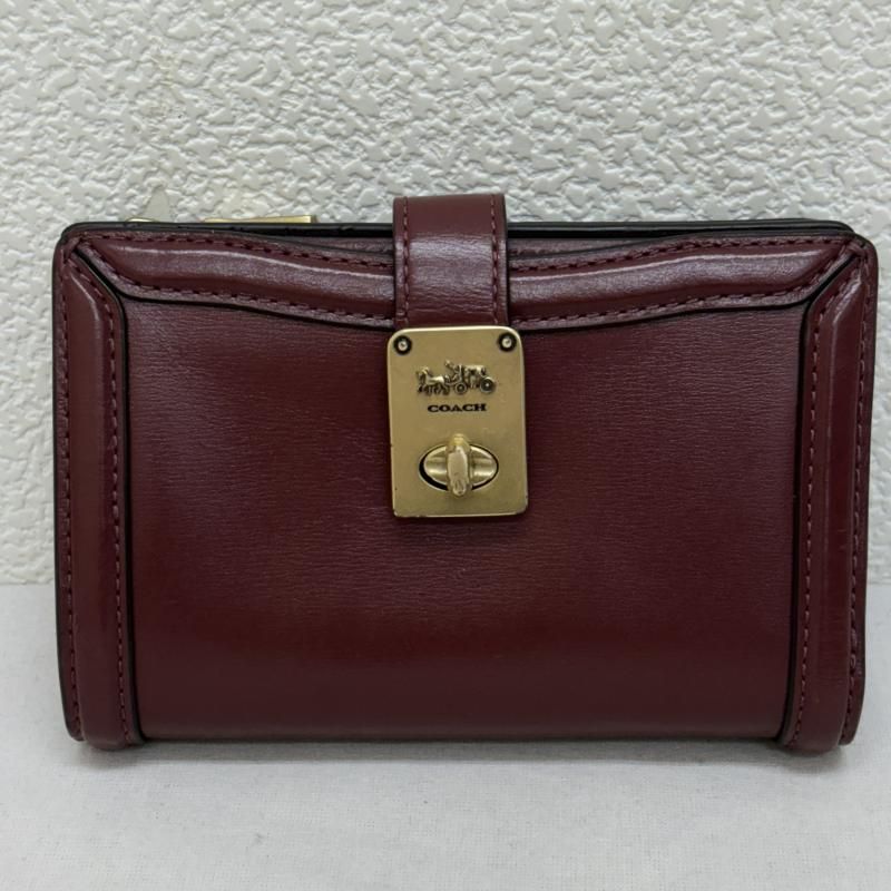 COACH コーチ 財布 二つ折り E2177 4841 カーフレザー ハットンウォレット 二つ折り - メルカリ