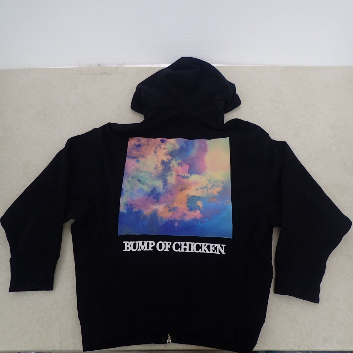 完売品 BUMP OF CHICKEN なないろジップパーカーブラック S BUMP OF CHICKEN なないろ Zip up Hoodie BLACK Sサイズ