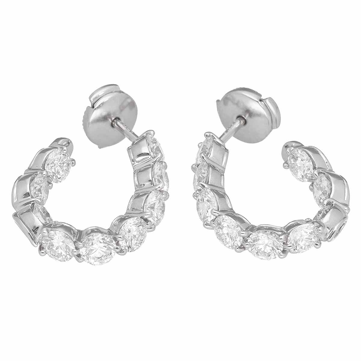 TIFFANY&Co. ティファニー インサイドアウトフープ ダイヤモンド(4.50