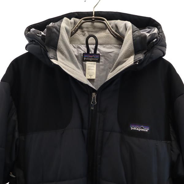 パタゴニア アウトドア 長袖 中綿ジャケット S 黒 patagonia メンズ