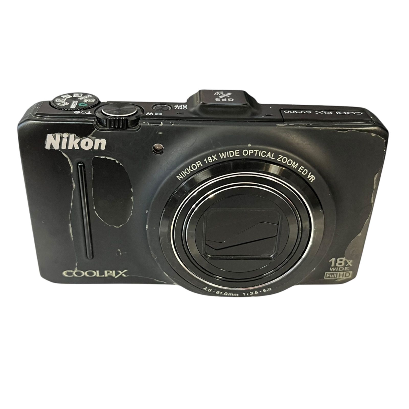 【動作未確認】 Nikon COOLPIX S9300 ブラックGPS コンデジ 動作未確認】 Nikon COOLPIX S9300 ブラックGPS コンデジ 管