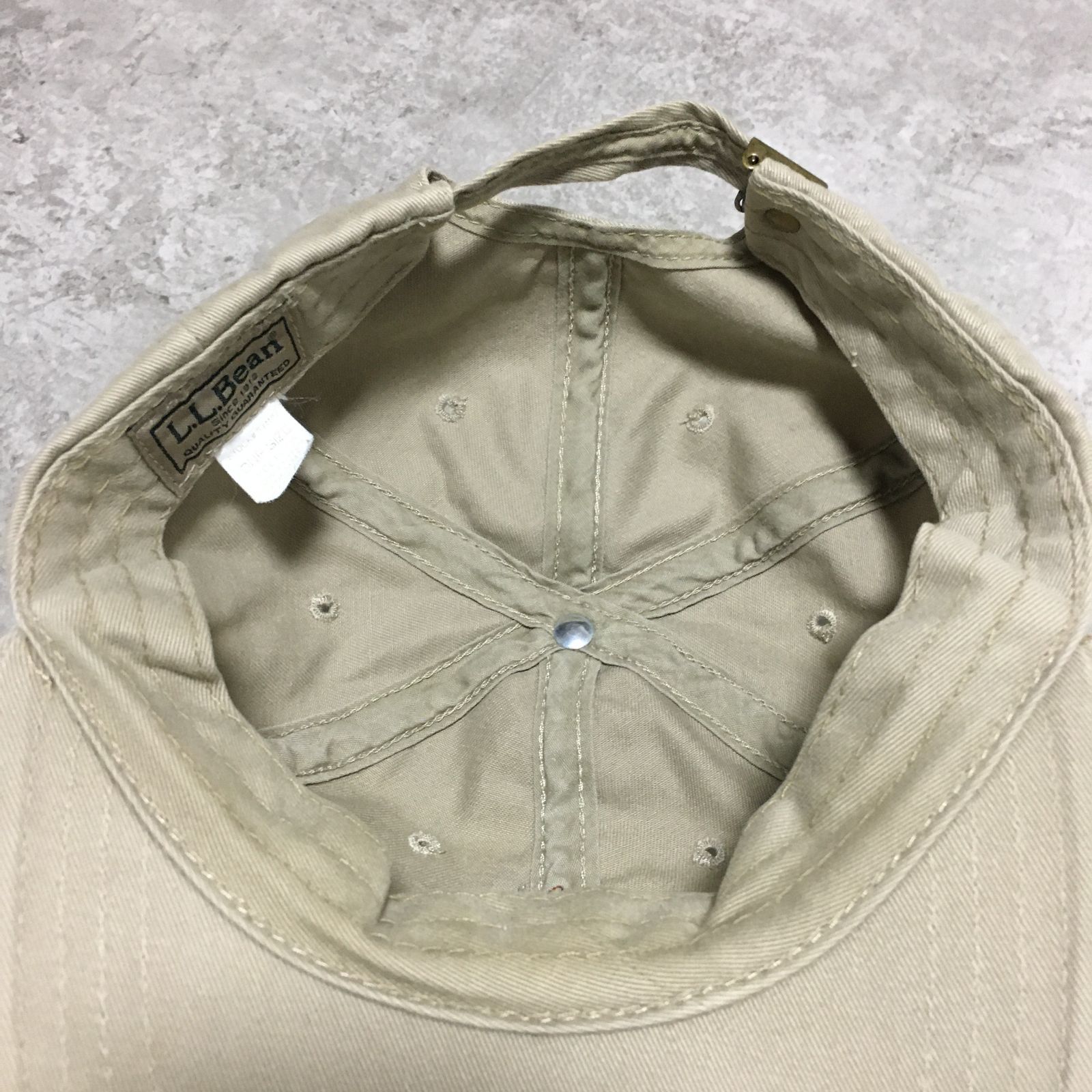 00s USA製 L.L.Bean Beanboots 6 Panel Cap エルエルビーン ビーンブーツ 6パネル キャップ