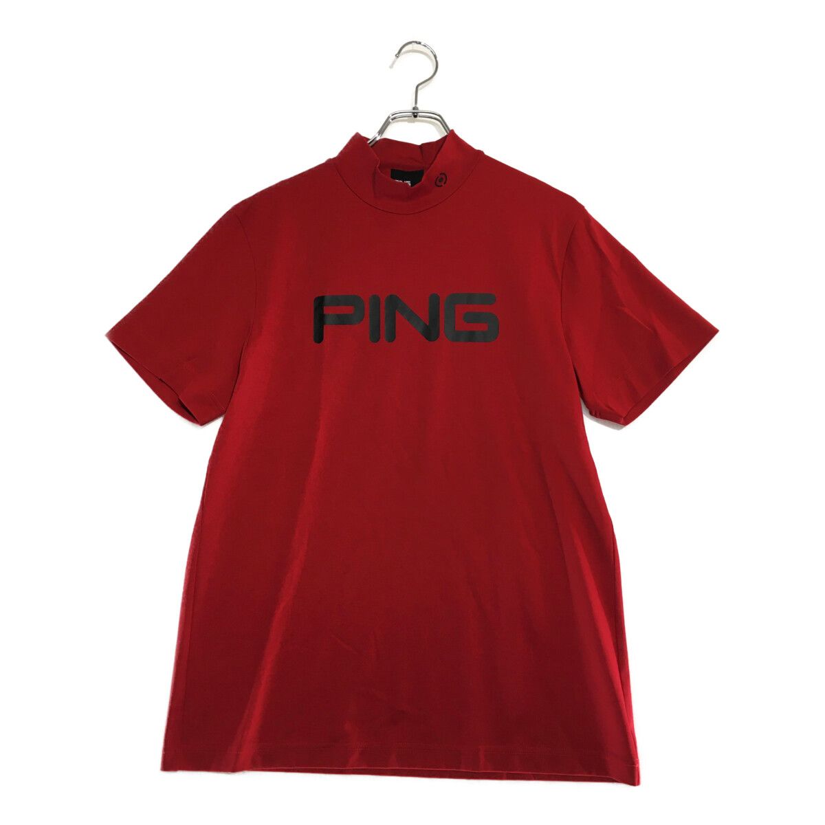 1点限り 未使用 ＰＩＮＧ ピン モックネック シャツ 紙タグ Lサイズ 半袖 ping レディース モックシャツ ホワイト 星柄 L - メルカリ