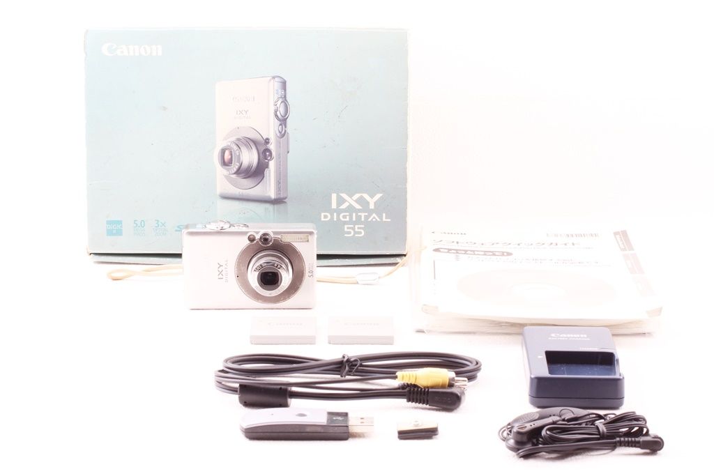 【動作確認済み】Canon IXY DIGITAL 55 キヤノン　デジカメ Yahoo!オークション -「canon ixy digital 55」の落札相場・落札価格