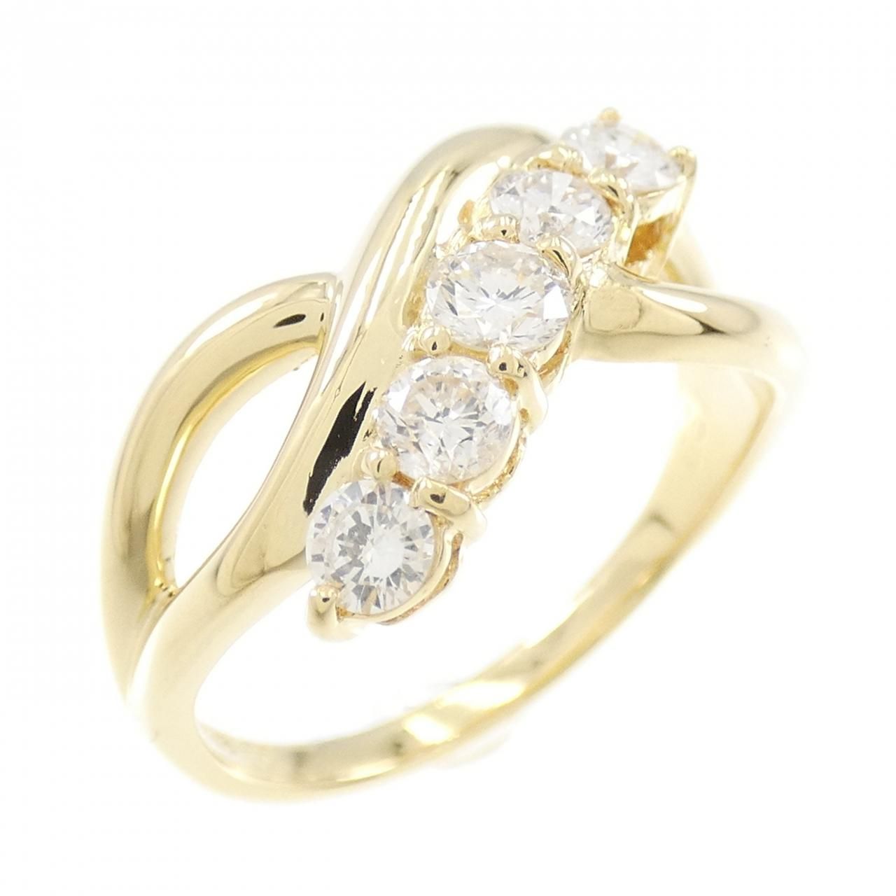 K18YG ダイヤモンド リング 0.50CT
