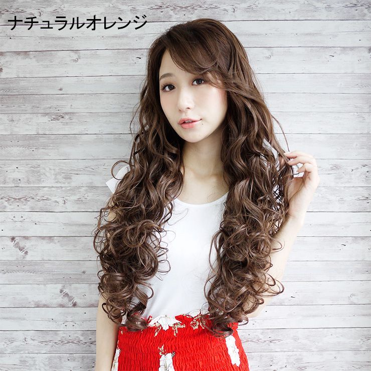 フラロングカールハーフウィッグ（レディース 女性用 かつら WIG