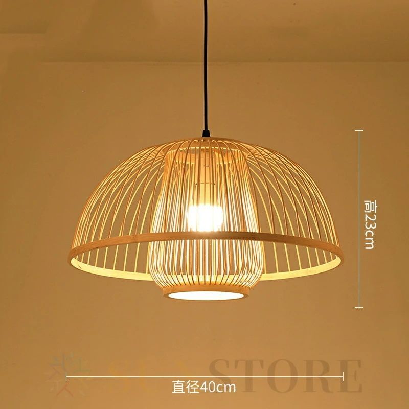 ペンダントライト 和風 和室 アジアン レトロ 照明器具 天井照明 天然