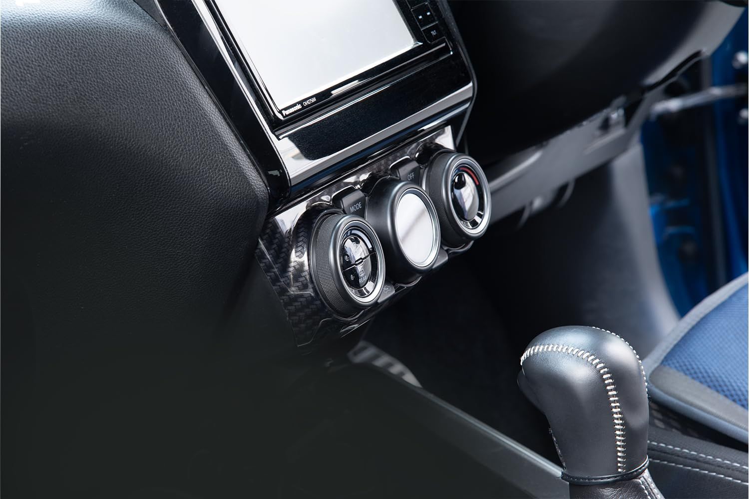 SecondStage スズキ スイフトスポーツ ZC33S エアコンパネル オートエアコン デジタルカーボン調 S053DCB