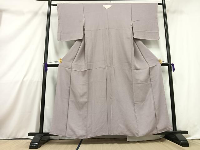 平和屋着物□上質な色無地 霞地紋 青朽葉色 正絹 逸品 DAAR4092tw