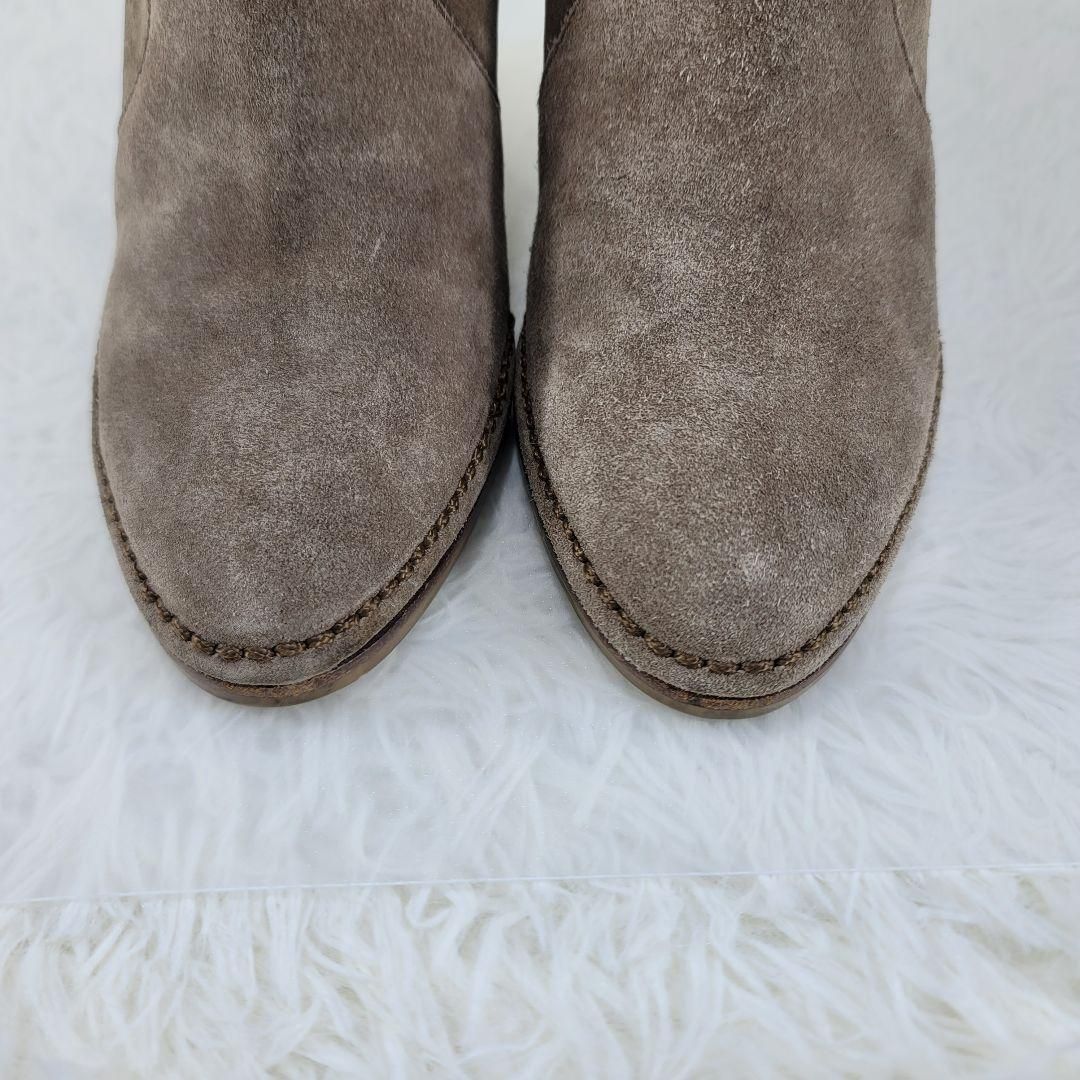 ロングブーツ ブラウン