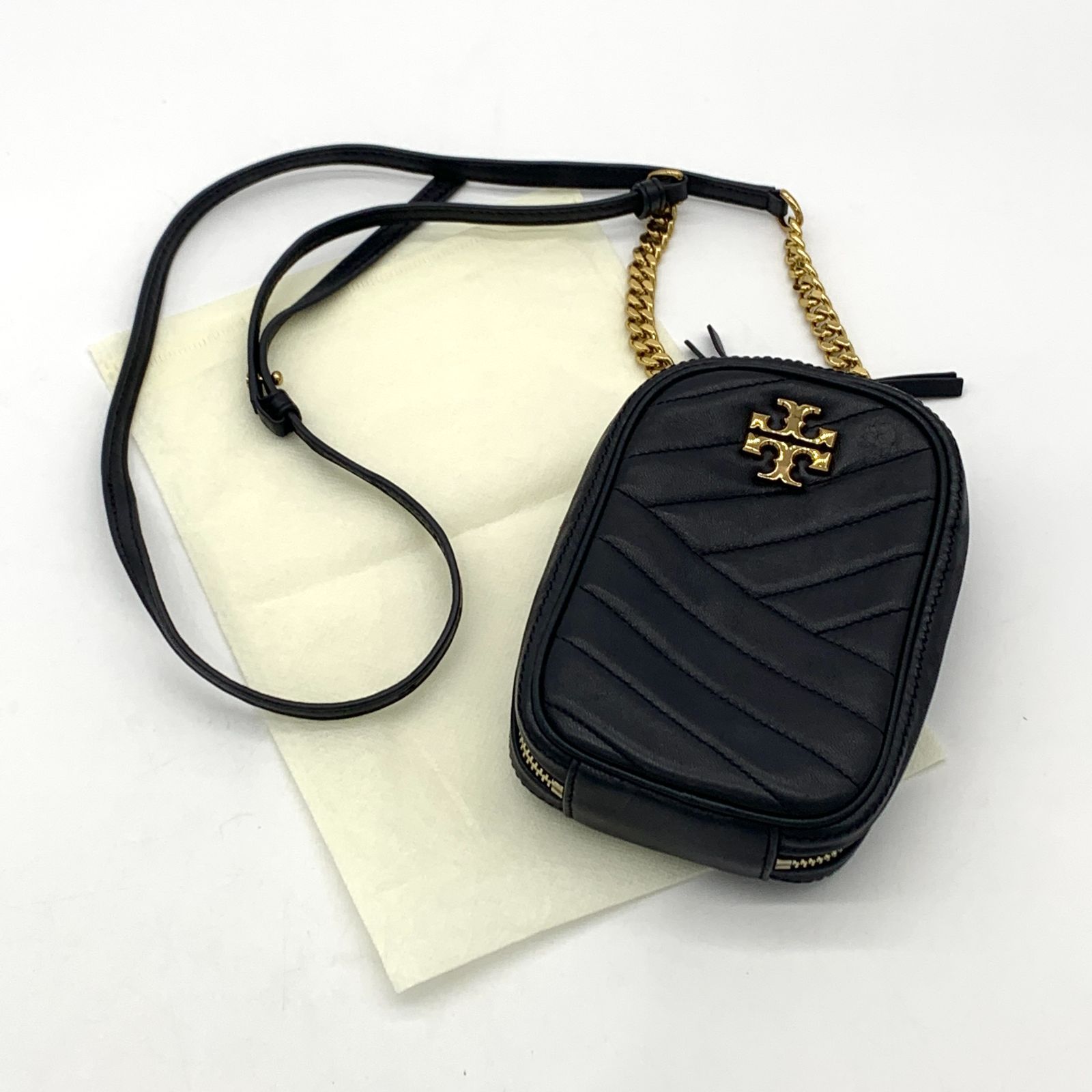 ▽TORY BURCH/トリーバーチ キラシェブロン キルティング ショルダー 