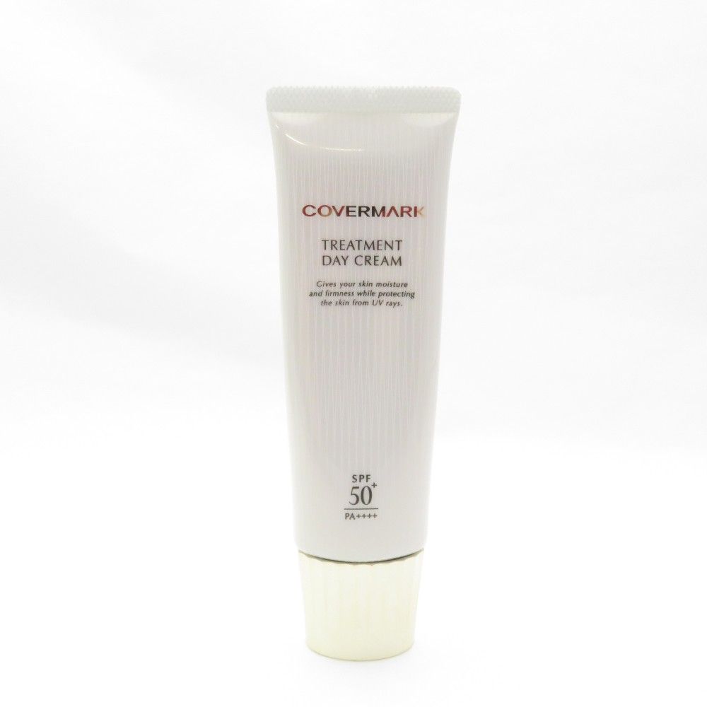 美品 COVERMARK カバーマーク トリートメント デイ クリーム 顔・デコルテ用 日中用クリーム・日焼け止め 50g SPF50 残量多 BU4566H