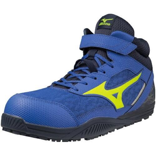 2営業日で発送 MIZUNO ミズノ ミズノ プロテクティブスニーカー オールマイティー SDII13H ブルーXネオンイエロー 290 F1GA230727290 7217