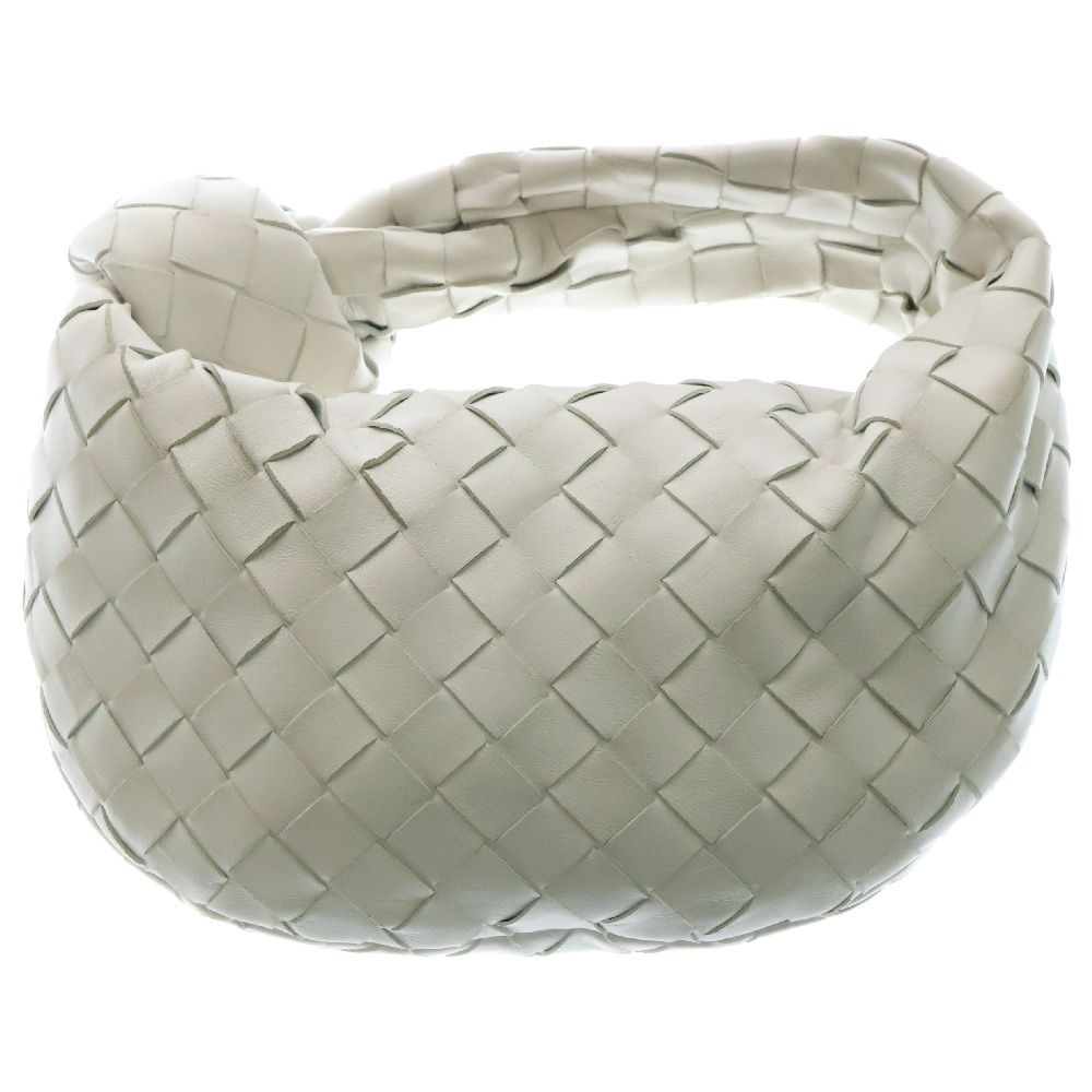 BOTTEGA VENETA ボッテガヴェネタ イントレチャート ミニ ジョディ レザー ホワイト ハンドバッグ