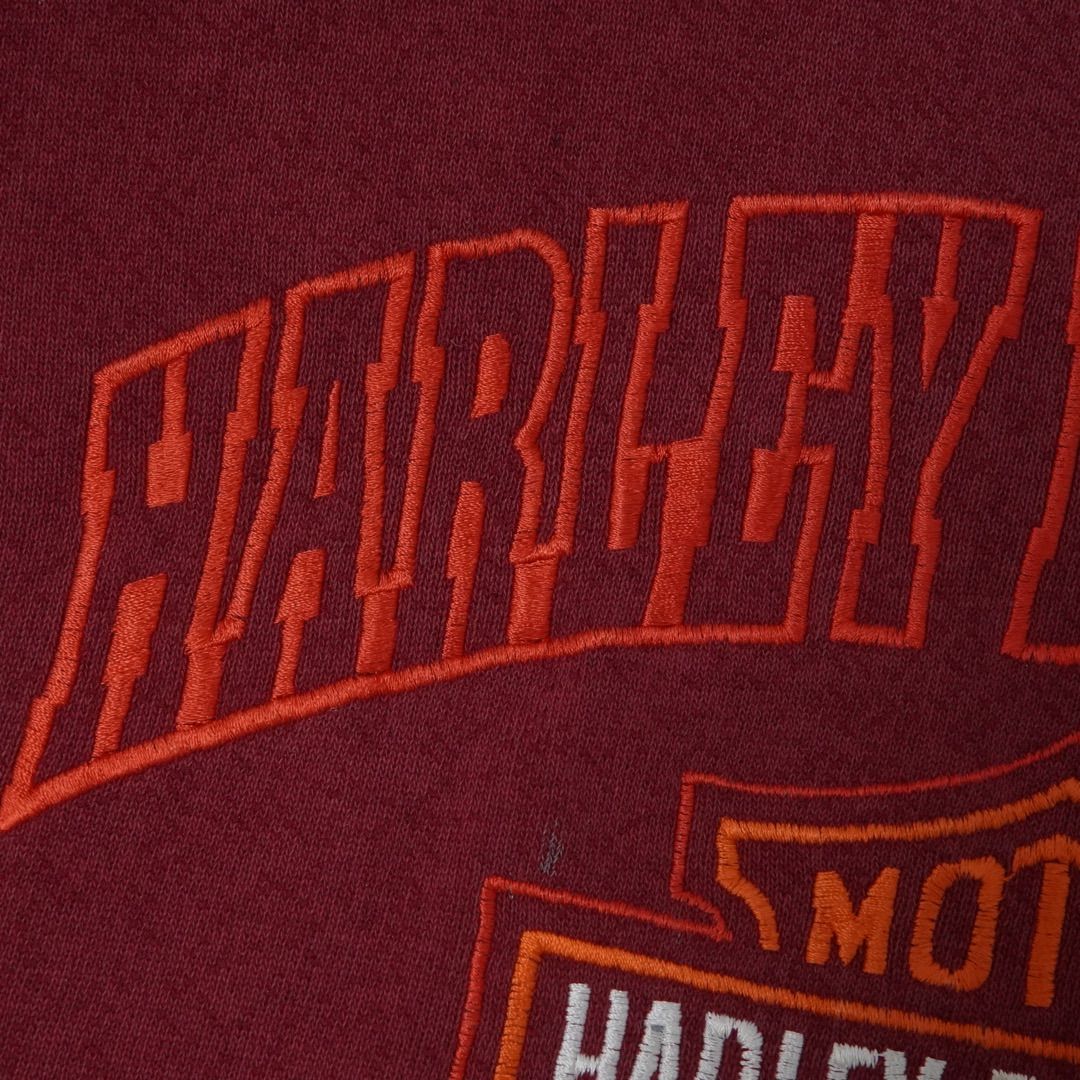 Harley-Davidson ヴィンテージスウェット USA製 古着 10s USA製 HARLEY DAVIDSON バー&シールド ウィング