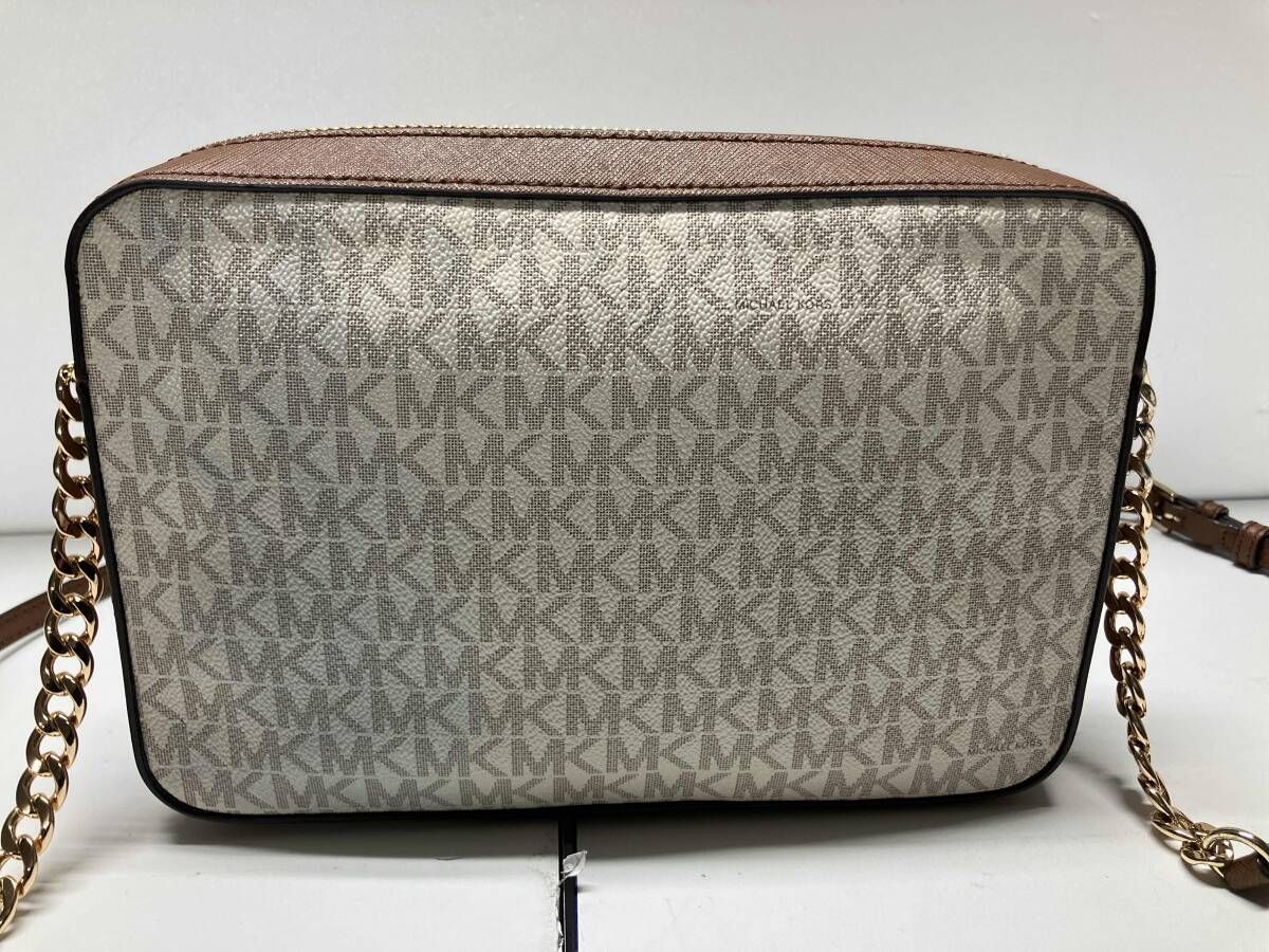 MICHAEL KORS マイケルコース 35F8GTTC3B ショルダーバッグ ホワイト×ブラウン