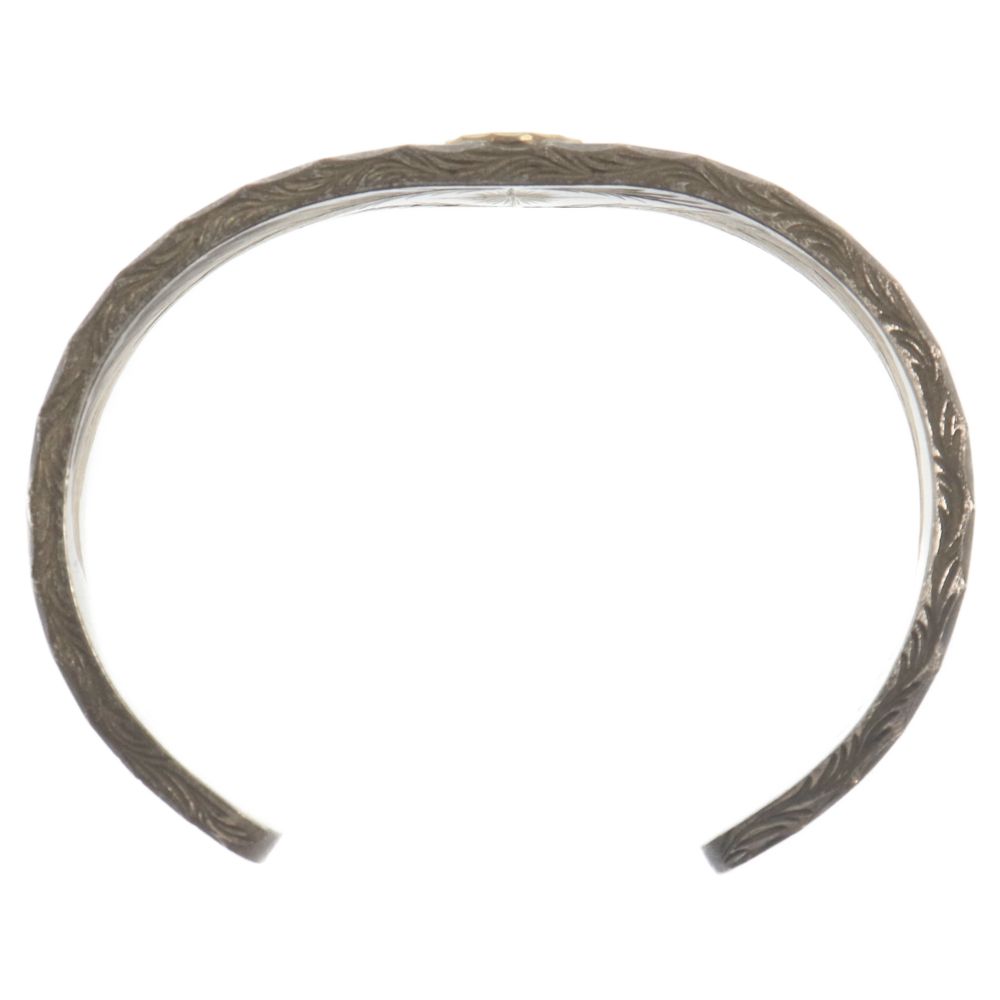 スタジオ マチルダ K18ローズ&唐草彫りバングル 12幅 スタジオ