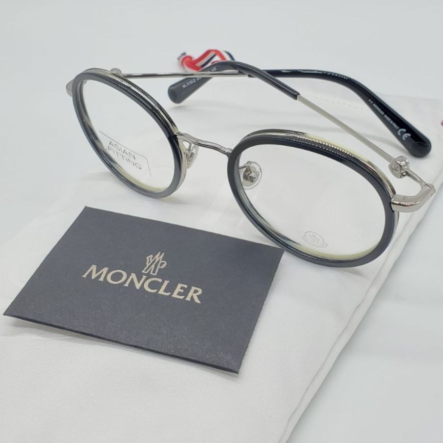 10. MONCLER モンクレール メガネ ML5130- D/V 005 50-23-145 MONCLER 眼鏡 メガネ - メルカリ