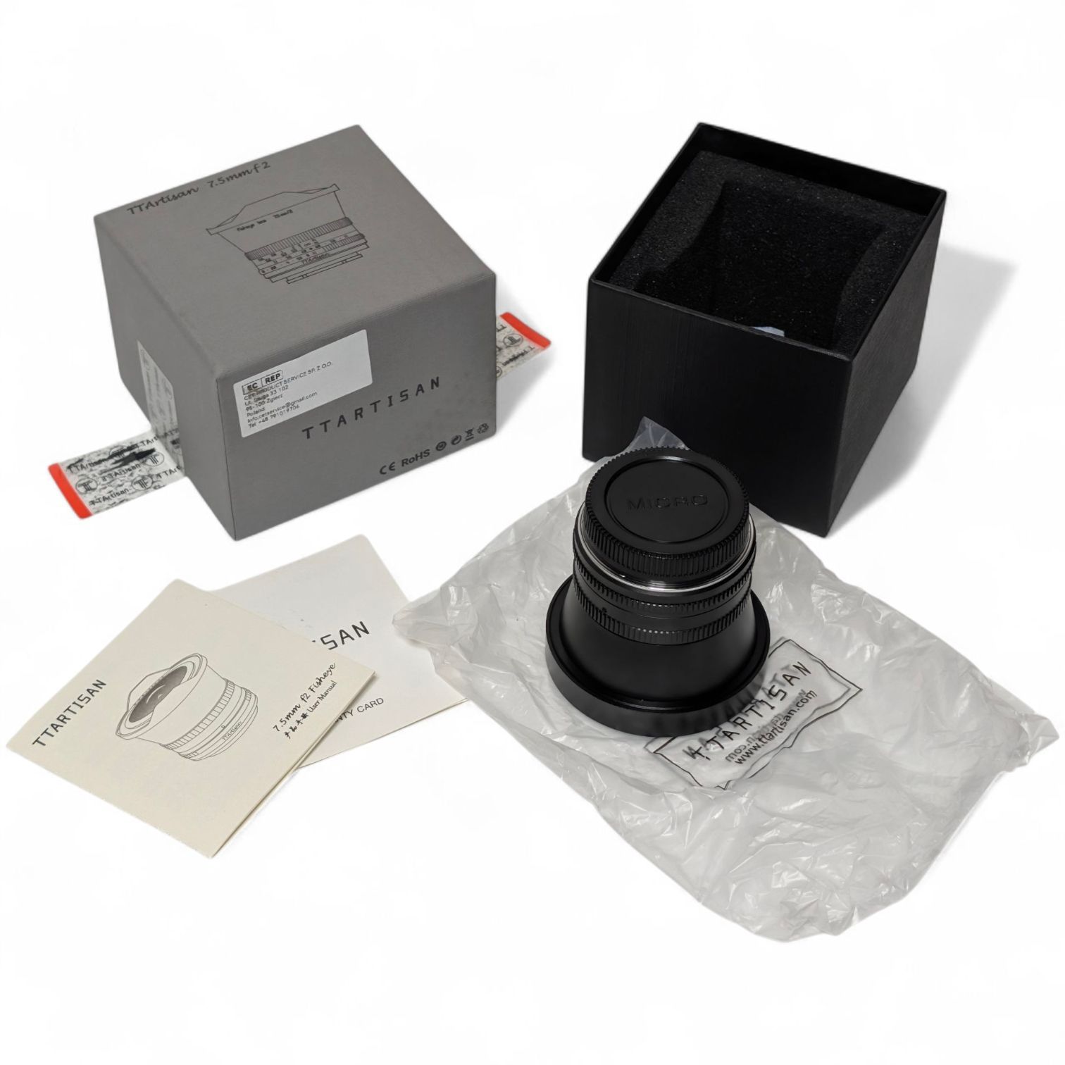 TTArtisan/銘匠光学 7.5mm f2 Fisheye for M43 新品未開封 魚眼レンズ 