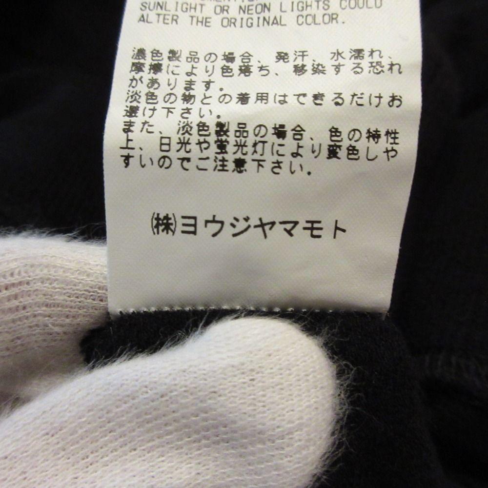 美品 Gipsy ジプシー ワイズ ヨウジヤマモト ストレッチ ロゴプリント クルーネック 半袖 Tシャツ カットソー サイズ3 ブラック レディース 古着 中古 Y's - 美品 Gipsy ジプシー ワイズ ヨウジヤマモト ストレッチ
