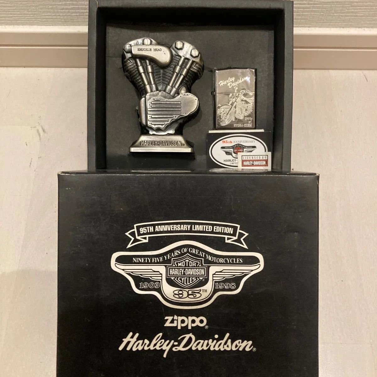 ハーレーダビッドソン ナックルヘッド 95周年記念 限定品 Zippo 