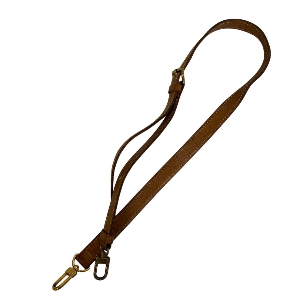 Louis Vuitton レザー ストラップ ブラウン LOUIS VUITTON ルイ ヴィトン ショルダーストラップ ブラウン