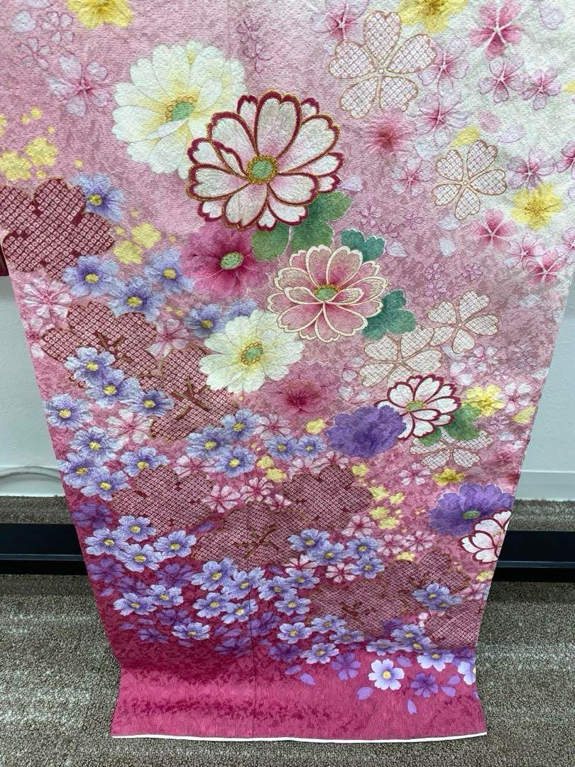 振袖 豪華 金彩 銀通し ラメ刺繍 紋意匠 桜 身丈164cm - メルカリ 振袖 豪華 金彩 銀通し ラメ刺繍 紋意匠 桜 身丈164cm - メルカリ