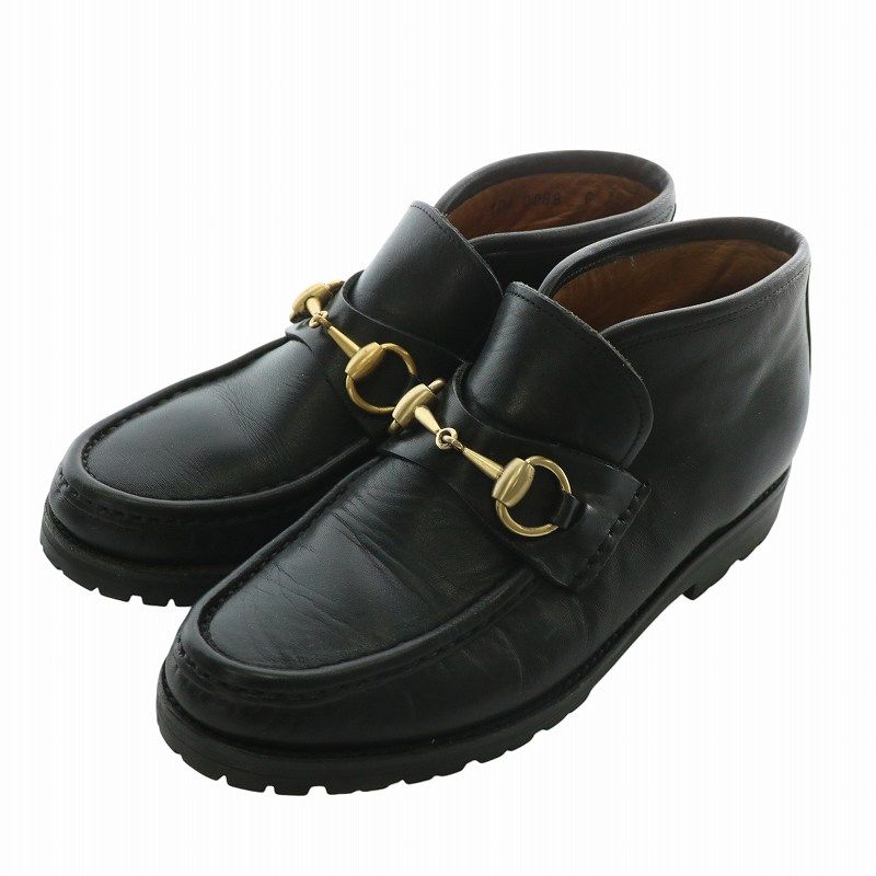 【美品】GUCCI ホースビットローファー　ゴールド金具　黒 23.5-24cm GUCCI - GUCCI ホースビットローファー レディース 靴の通販 by