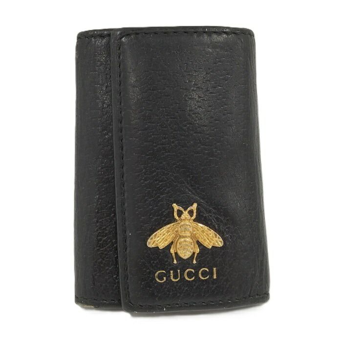 ず*ー様 ☆美品☆ GUCCI キーケース ブラック 蜂 bee 6連アニマリエ 箱付き美品!】GUCCI BeeStarビースター 6連キーケース☆蜂 星