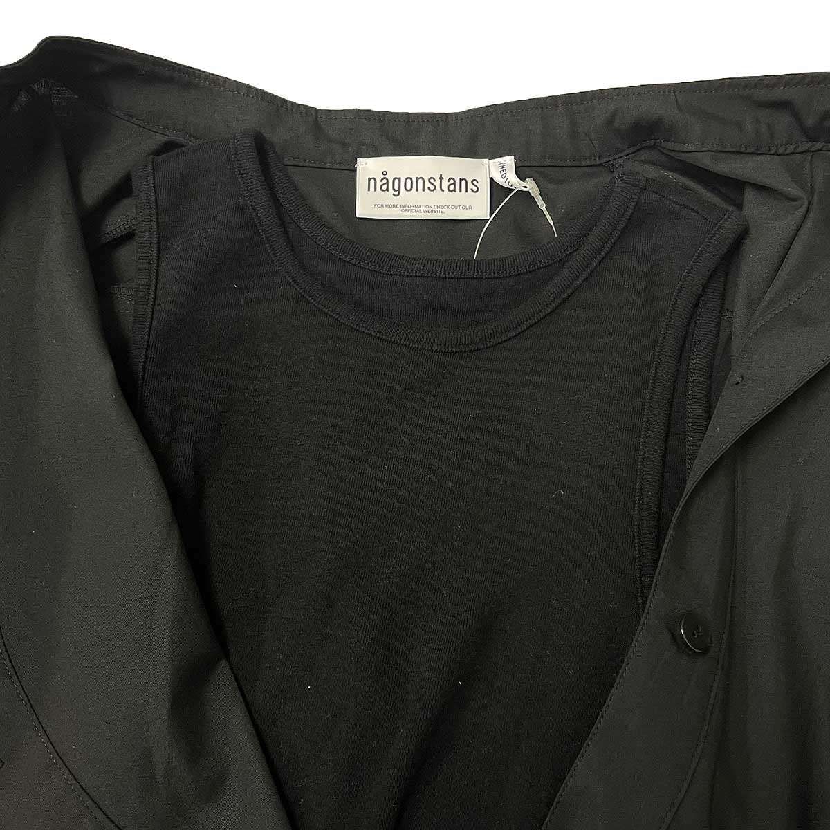 nagonstans ナゴンスタンス 24AW off shoulder shirts pullover