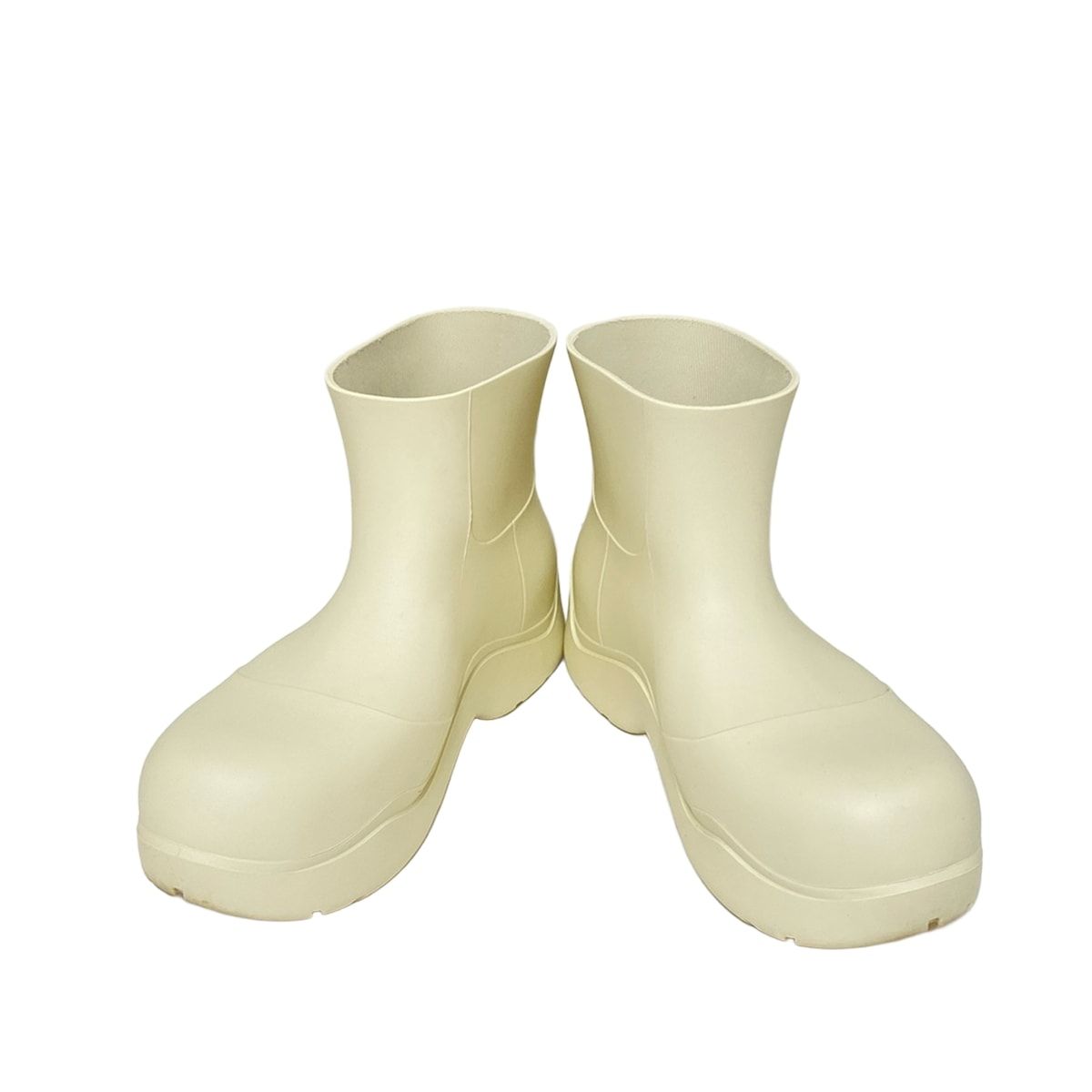 BOTTEGA VENETA ボッテガヴェネタ ショートブーツ 38 レディース - アイボリー インソール取外し可