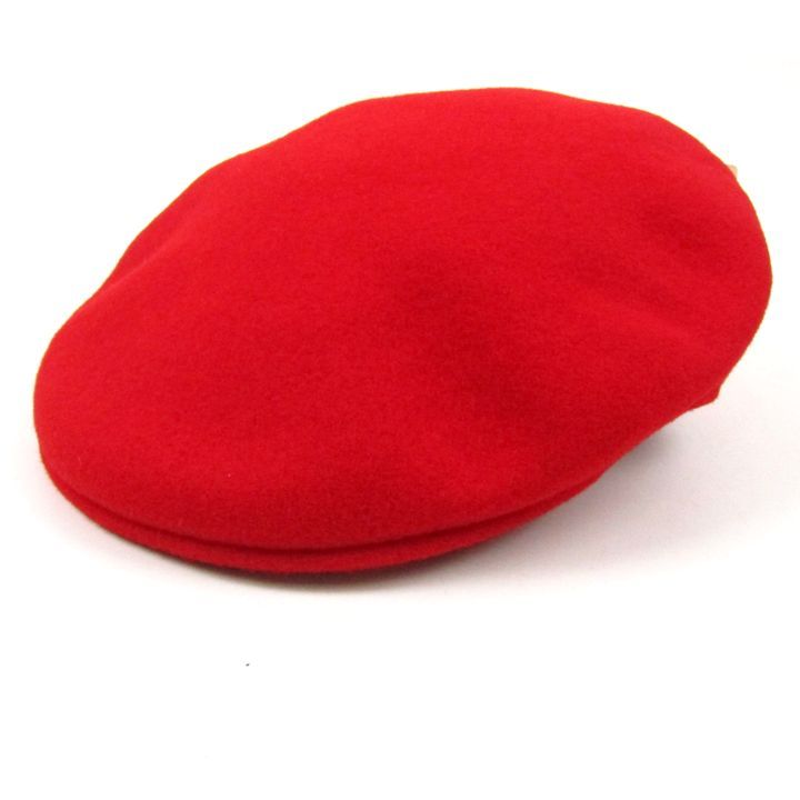 カンゴール ハンチング 帽子 CA01474 ブランド ウール イギリス製 未使用品 レディース メンズ レッド KANGOL