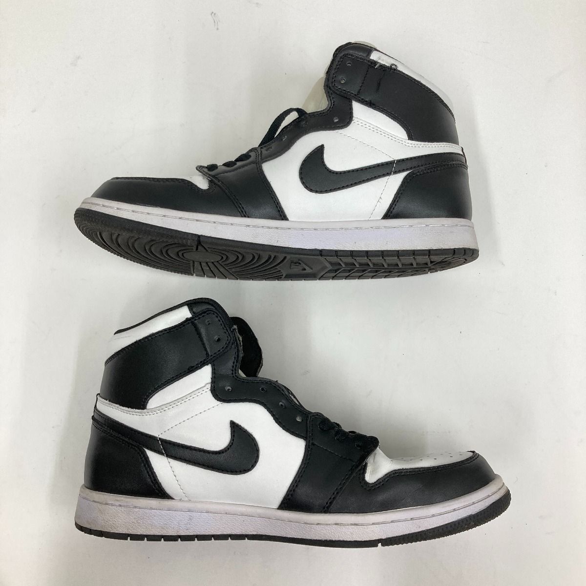 〇〇NIKE ナイキ AIR JORDAN 1 RETRO HIGH エアジョーダン1 レトロ ハイ スニーカー 555088-010 ブラック×ホワイト 29ｃｍ