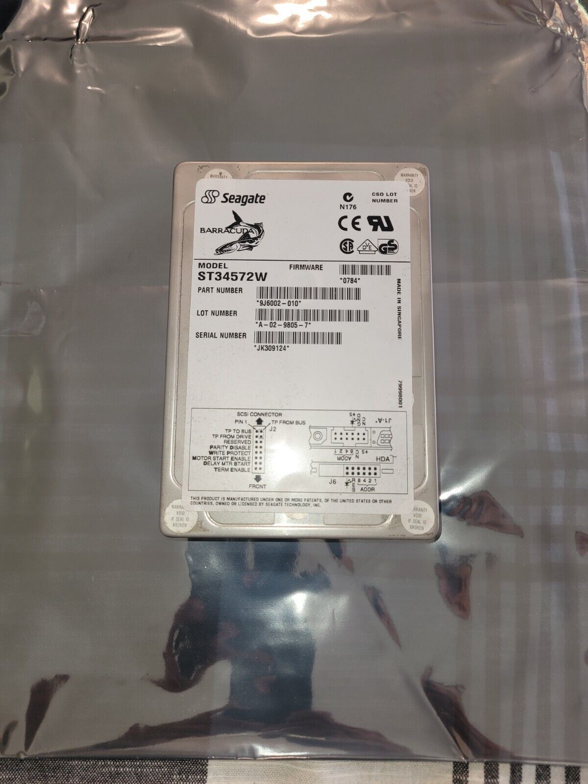 Seagate ST34572W 3.5