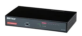 【中古】BUFFALO Giga対応 スイッチングHub ブラック LSW4-GT-8NS/BK