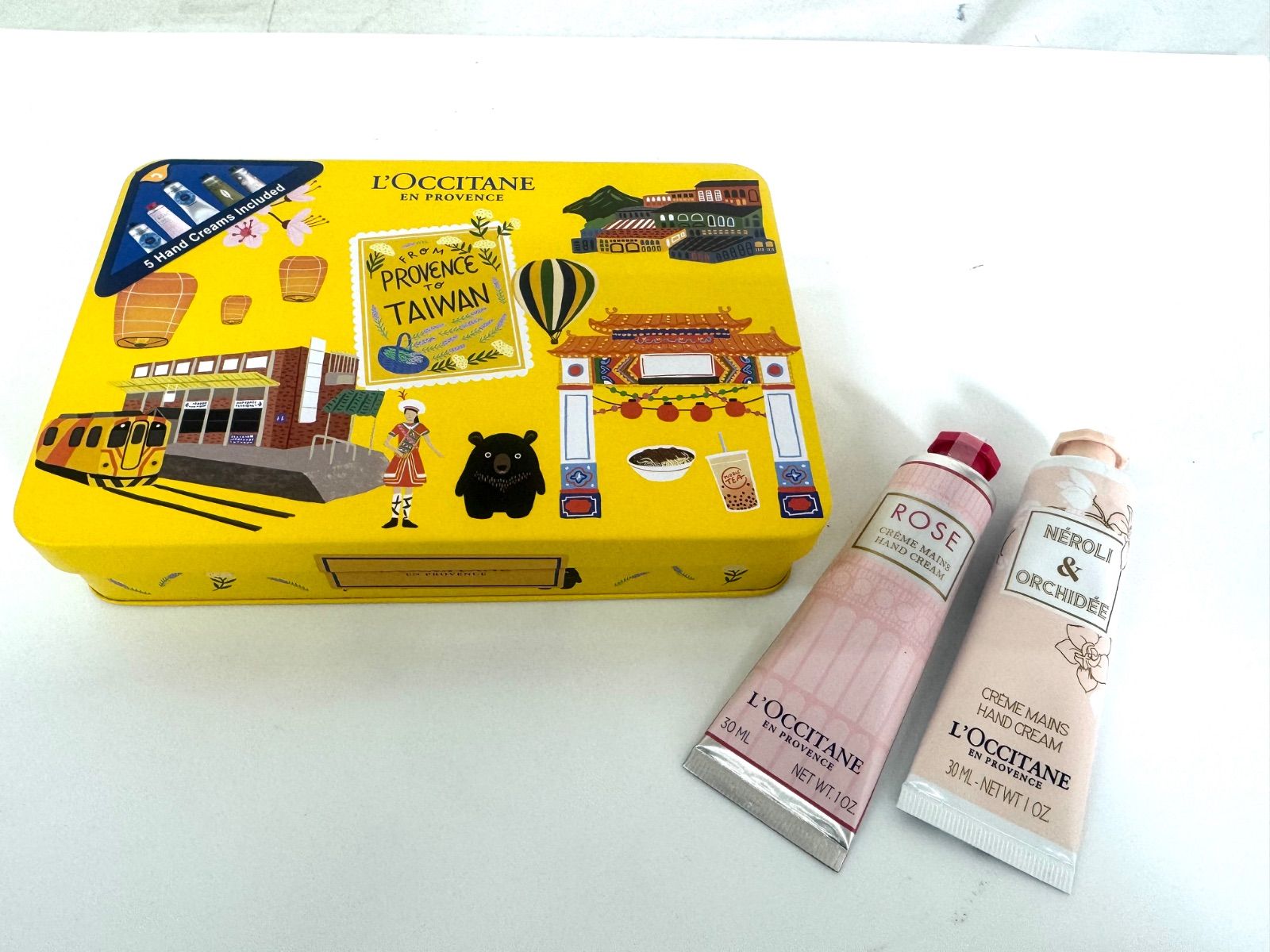 ロクシタン ハンドクリーム 30ml 台湾限定パッケージ おまけ2点付き L