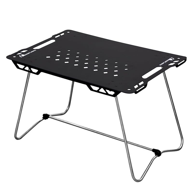 MOON LENCE キャンプ テーブル IGT アルミ ロールテーブル アウトドア ハイキング BBQ 折りたたみ式 軽量 コンパクト ソロキャンプ 無限拡張