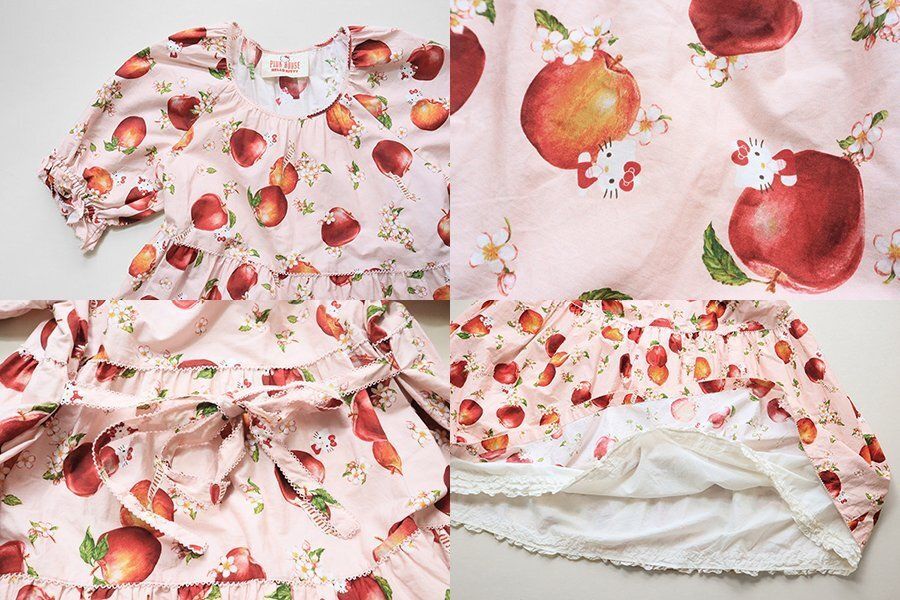 美品 PINK HOUSE × HELLO KITTY ◇50周年記念 エプロン