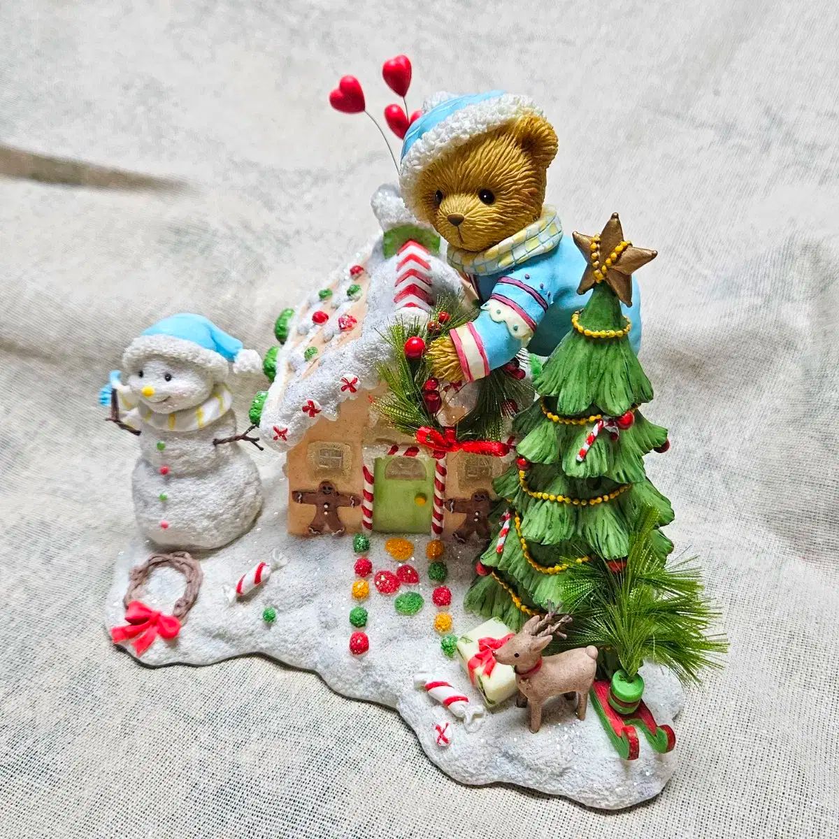 cherished teddies テディーズ お菓子付き 製作 自宅で クリスマス フィギュア