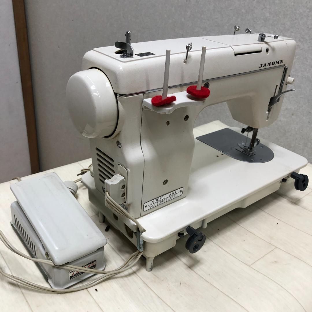 正規品，得価】 ジャノメミシン トピア801 ケース付 コントローラー付
