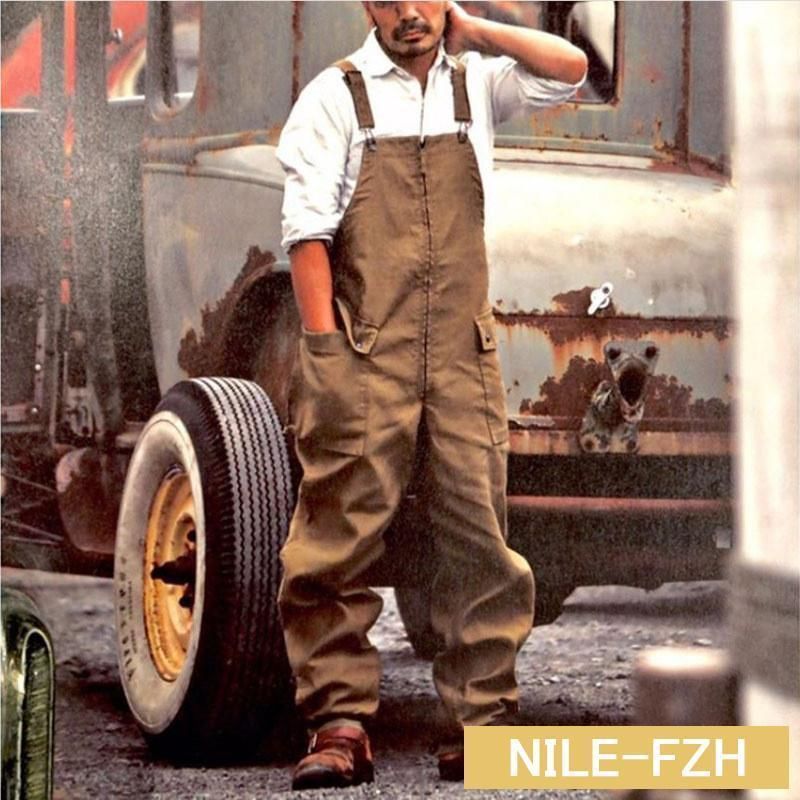 BLUCO つなぎ ワークウエア 半袖つなぎ サロペット バイカー