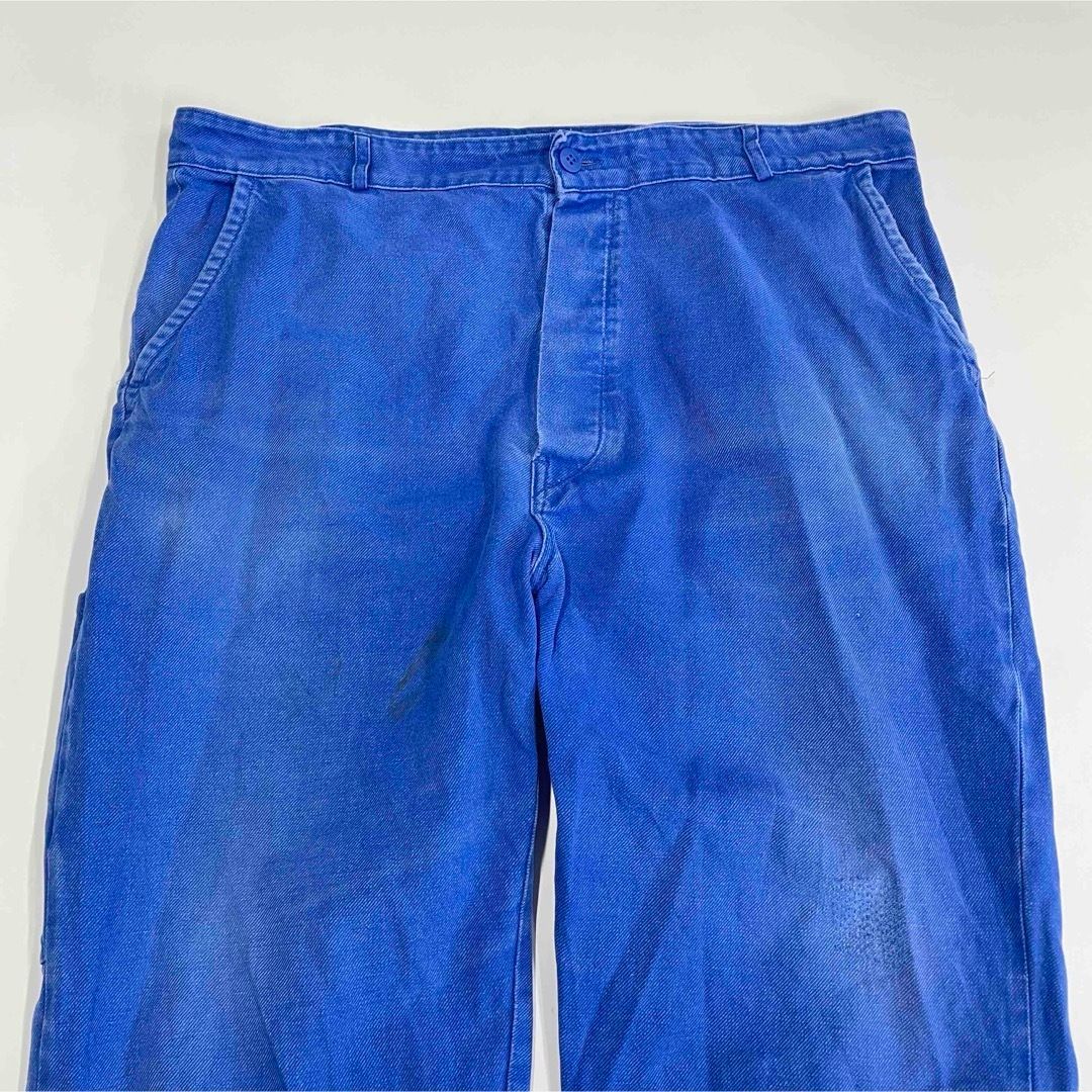 W39 ユーロヴィンテージ 70s フレンチワークパンツ コットンツイル