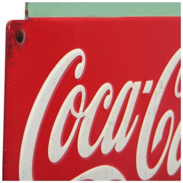 コカコーラ ブリキ看板 ダイカット エンボス メタルサイン アメリカン雑貨 Coca Cola ブリキ看板 コカコーラ エンボスメタルサイン Go