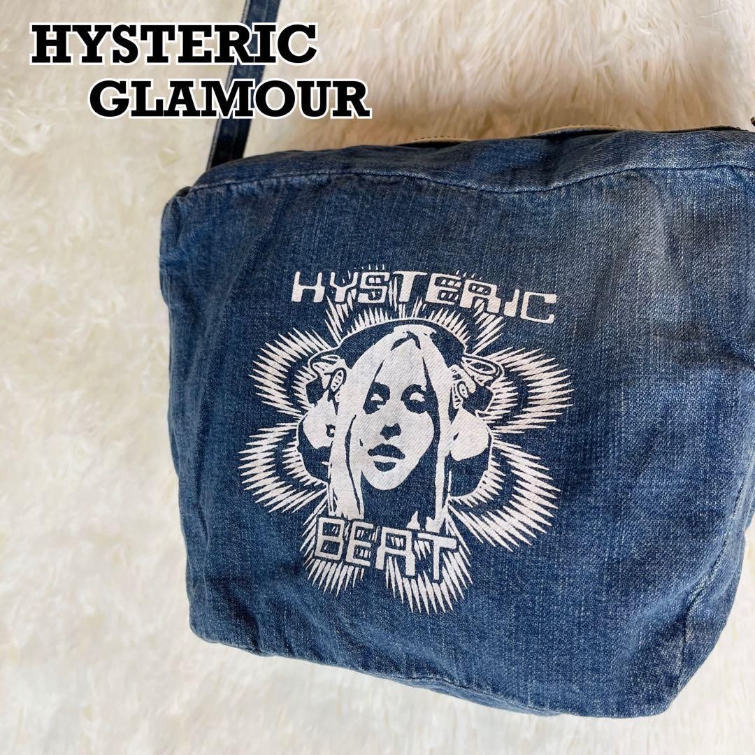 HYSTERIC GLAMOUR ショルダーバッグ デニム ワンショルダー HYSTERIC GLAMOUR ショルダーバッグ デニム ワンショルダー