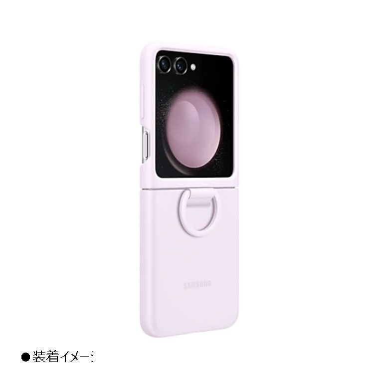 【00101】サムスン　Galaxy Z Flip5 Silicone Case with Ring 純正ケース　EF-PF731TVEGJP