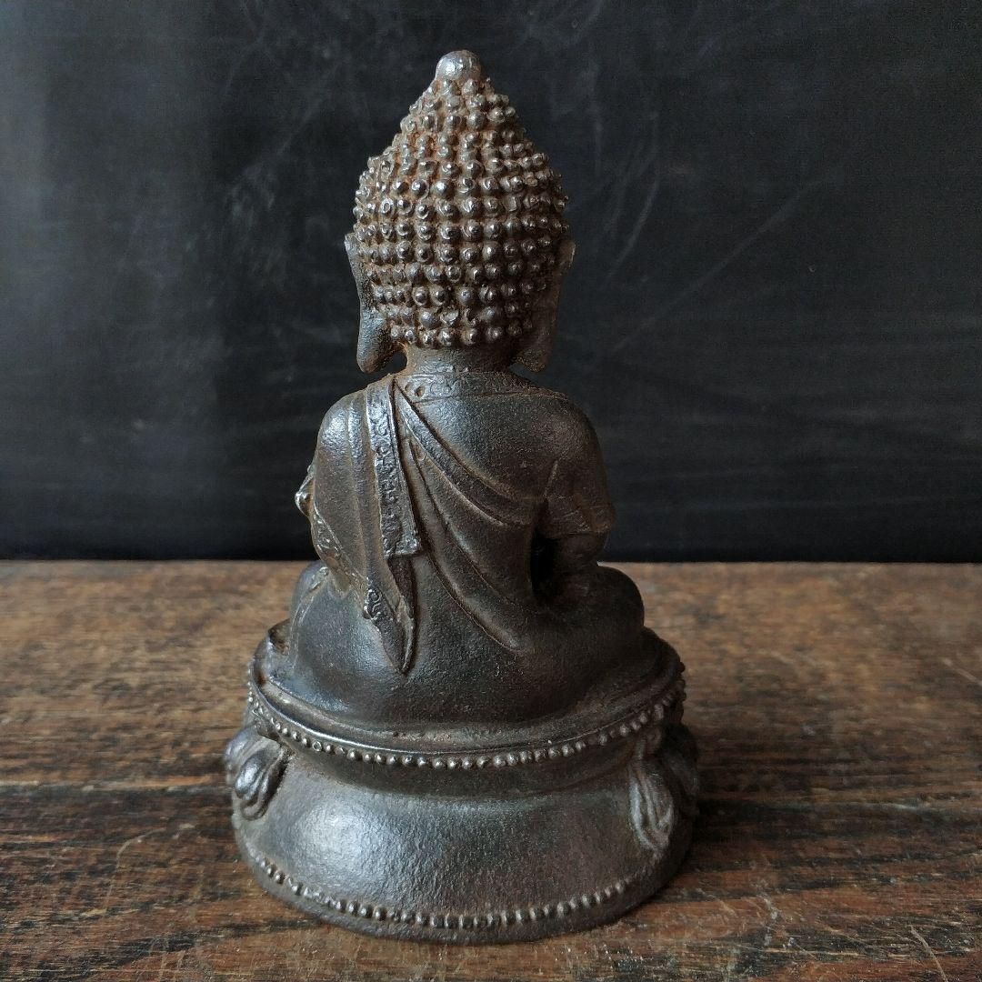 鉄器  仏像  装飾品 工芸品  美術品 置物 鉄器 仏像 菩薩 置物 装飾品 現代工芸品美術品 置物 - メルカリ