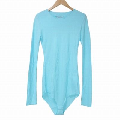 未使用品 イロット IIROT BODY SUIT ボディスーツ タグ付き 長袖 カットソー 1 S相当 スカイ ブルー系 IBO70 X レディース イロット IIROT BODY SUIT ボディスーツ タグ付き 長袖