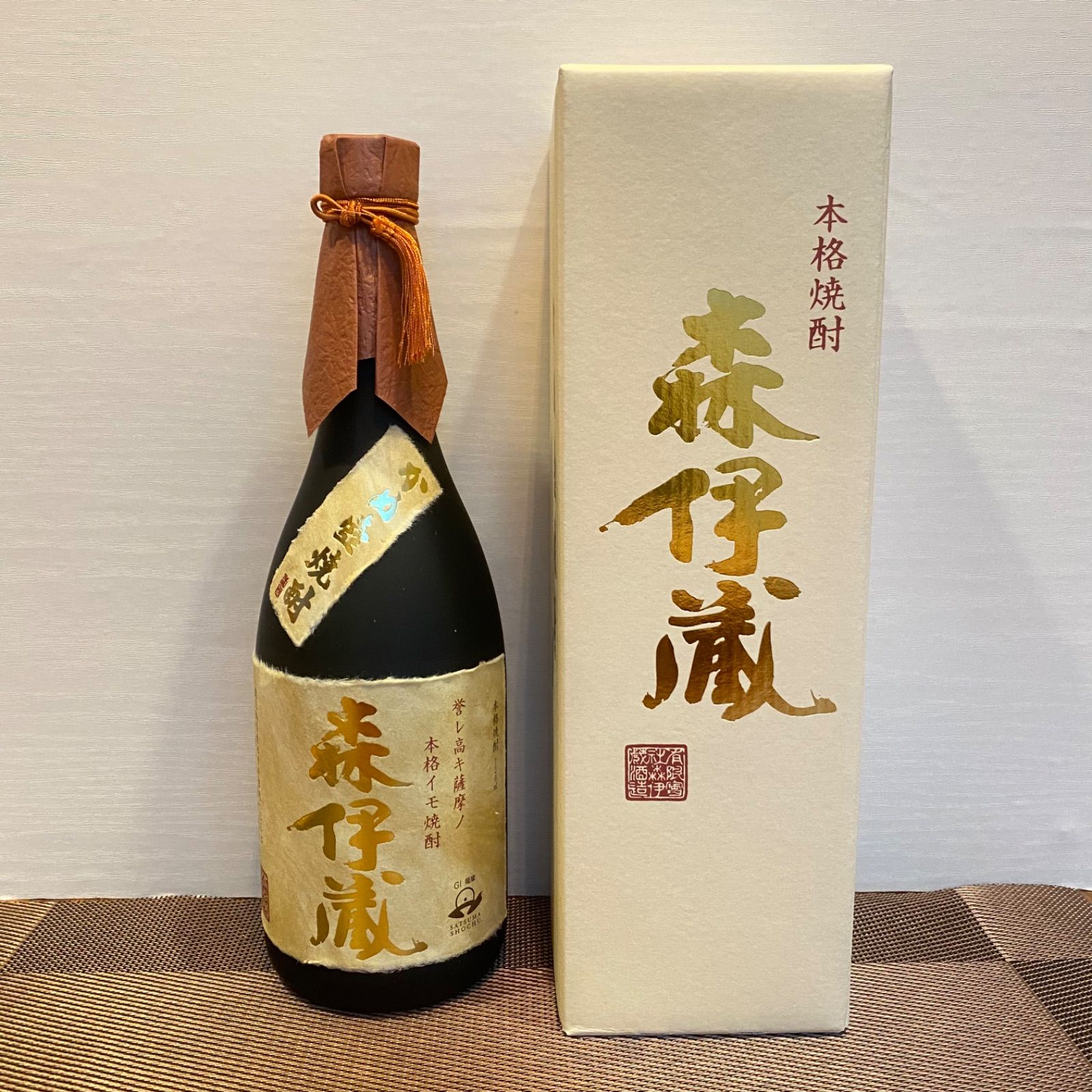 食品/飲料/酒森伊蔵 金ラベル 720ml かめ壺焼酎 ゴールドラベル 森伊蔵