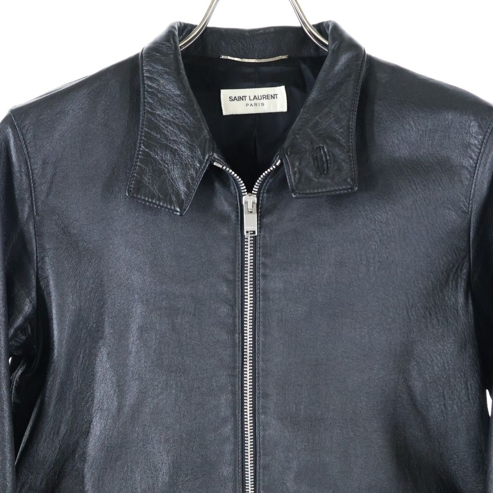 SAINT LAURENT PARIS サンローランパリ 16SS アビエーター ジップアップレザージャケット ブラック 361592 Y5NQ1 KANDAIZUMI_COM