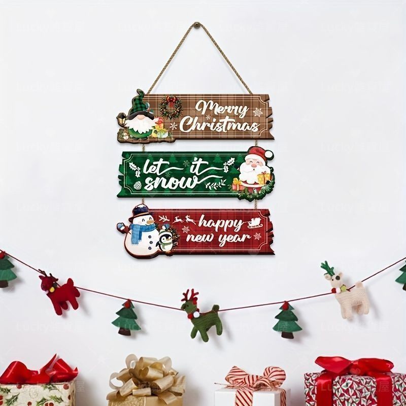 マニーのクリスマス壁掛けコラージュ クリスマスリース 30cm 40cm クリスマス スワッグ 大きい